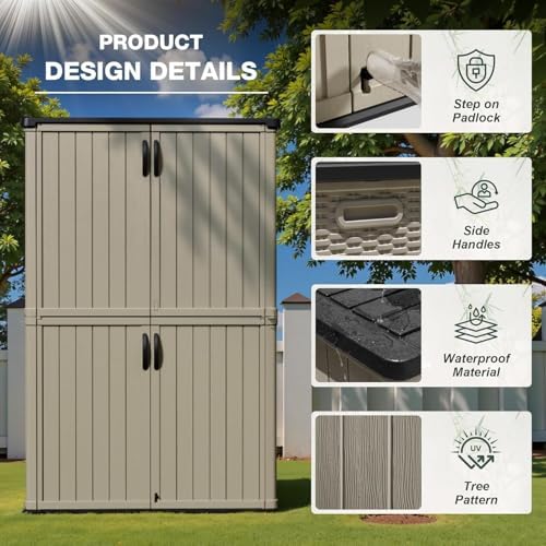 Greesum 50 CUFT Outdoor Storage Cabinet - Image 6