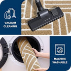 OLANLY Indoor Door Mat 48x32, Low-Profile Dirt Resistant Doormat - Image 5