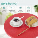 HDPS Outdoor Side Table, Small Round End Table - Image 6