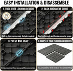 Interlocking Deck Tiles, 44 Pack, Running Bond Pattern Decking Tiles - Image 5
