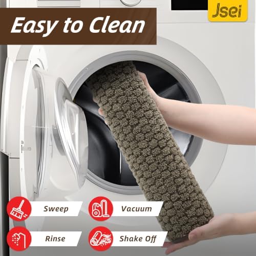 JSEI Dirt Trapper Door Mat 24"x36", Non-Slip Entryway Rugs - Image 6