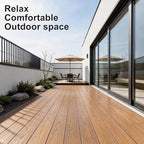 Circle Hole Composite Decking Boards 8ft 9 Pcs - Image 3