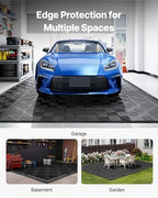 VEVOR Transition Edge Kit, Durable Straight Garage Floor Edging, PP Material - Image 6