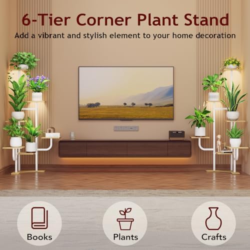 Homsorout Corner Plant Stand - Image 3