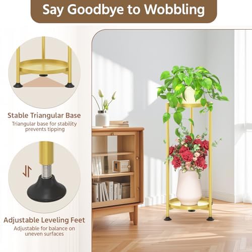 LASZOLA Metal Plant Stand Indoor Tall - Image 5