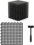 24 Pcs Interlocking Drainage Floor Tiles, 12 Inch Plastic Non Slip Mats by Unknown