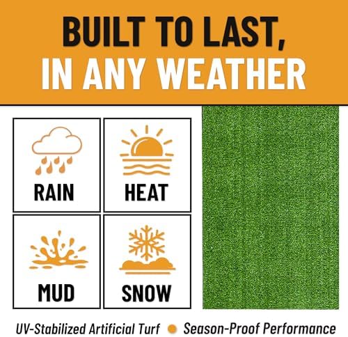 Ottomanson Artificial Grass Rug Lite 5'3" x 8'2" - Image 3