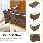 Bolaz Leopard Print Animal Pattern Storage Bins - Image 4