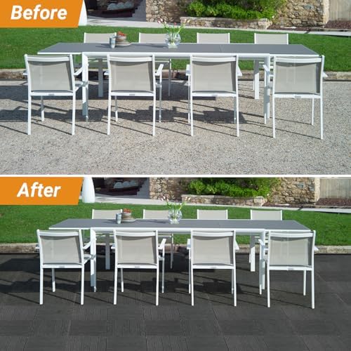 VINGLI Interlocking Deck Tiles, Anti-Slip Plastic Tiles - Image 3