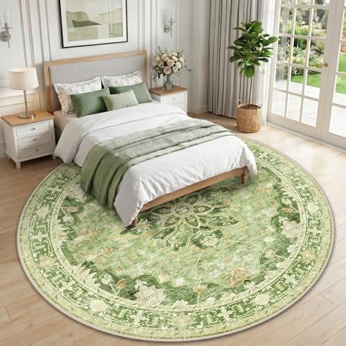 RELEANY Washable Area Rug, Round 10ft - Image 2
