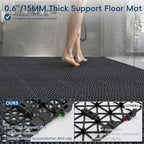 Interlocking Drainage Tiles 50PCS Modular Interlocking Cushion 12" x 12" - Image 3