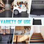 Breling 16 in x 10 ft Rubber Flooring Rolls Mats, Heavy Duty Diamond Plate Coin - Image 6