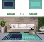 GENIMO Outdoor Rug, Waterproof Plastic Rugs - Image 5