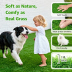Artificial Turf Grass Outdoor, 4x6FT Fake Grass - Image 2