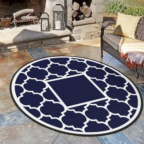 GENIMO Outdoor Rug, Waterproof Plastic Rugs - Image 5