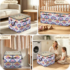 Boho Mandala Floral Shoe Organizer - Image 7