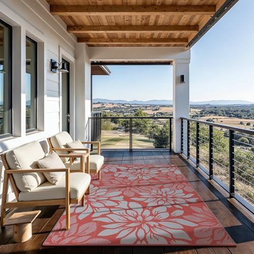 GENIMO Outdoor Rug, Waterproof Plastic Rugs - Image 5