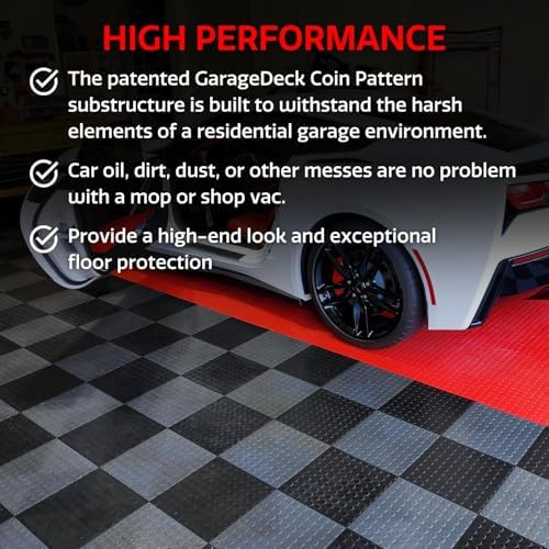 SnapLock GarageDeck 12"x12" Interlocking Garage Floor Tiles - Image 4
