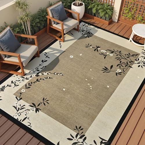 Easy Jute Outdoor Rug, Washable 3x5 Front Door Mat - Image 3