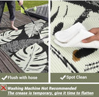 GlowSol Waterproof 5x8 Outdoor Rug - Image 5