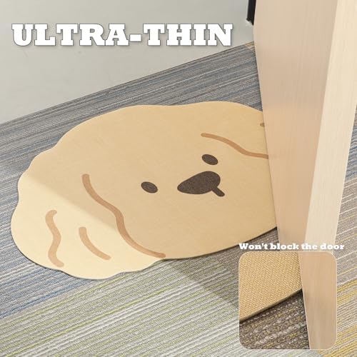 Cute Animals Bath Mat Quick Dry and Absorbent Microfiber, Non-Slip Thin Bath Rug - Image 7