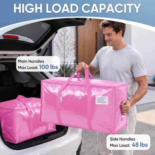 TICONN 12 Pack Extra Large Moving Bags Heavy Duty - Image 2