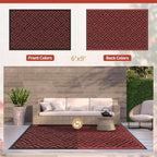 GENIMO Outdoor Rug, Waterproof Plastic Rugs - Image 4