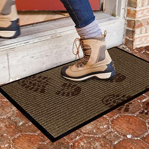 LuxUrux Striped Brown Door Mat - Image 5
