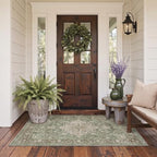 GENIMO 5X8 Outdoor Rug, Washable - Image 4