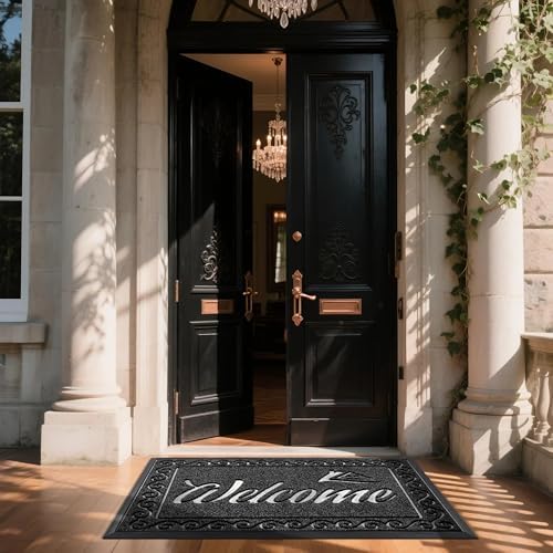 Yimobra Welcome Mat, Heavy Duty Sturdy Door Mats - Image 2