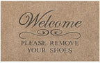 Inside Outside Mat Front Door Mat Please Remove Your Shoes Welcome Door Mat by Lzuso