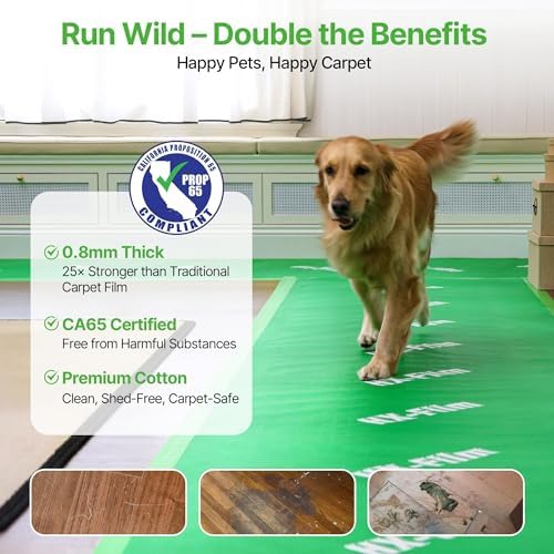 39" x 100' Heavy-Duty Floor Protection | Construction Grade Carpet Protector | - Image 6