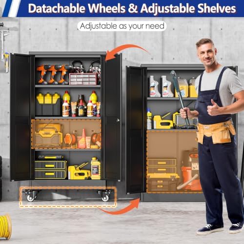 GAIOUS Metal Garage Storage Cabinet - Image 4