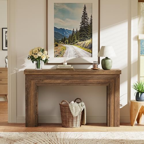 Huuger 54 Inch Entryway Table, Rectangular Console Table - Image 5