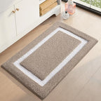 Color&Geometry Extra Soft Bathroom Rugs 30x20, Absorbent Microfiber Bath Rug - Image 3