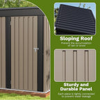 Patiowell 5x3 FT Outdoor Storage Shed - Image 4