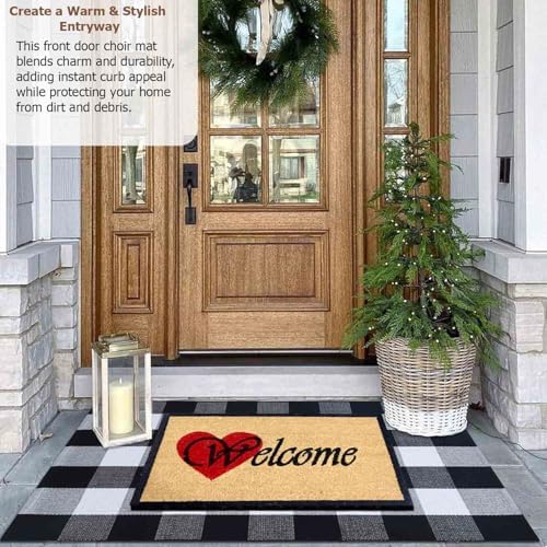 Gardenised Heavy Duty Coco Coir Doormat - Image 4