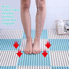 12 Pack 11.8" x 11.8" Interlocking Rubber Floor Tiles Soft PVC Non Slip - Image 5