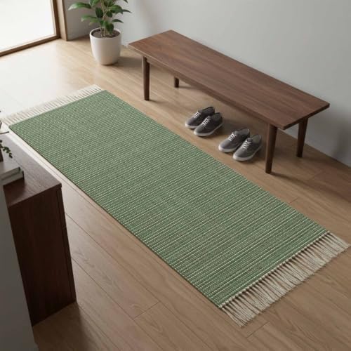 Kitchen Rug Runner 2'x 5', Modern Aesthetics Luxury Print Reversible Low-Pile - Image 6