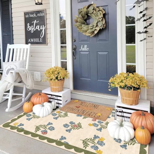 3x5 Floral Entry Rug - Image 7