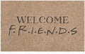 Funny Friends Welcome Mats Front Doormats Inside Outside Entryway Mat by Lzuso