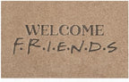 Funny Friends Welcome Mats Front Doormats Inside Outside Entryway Mat by Lzuso