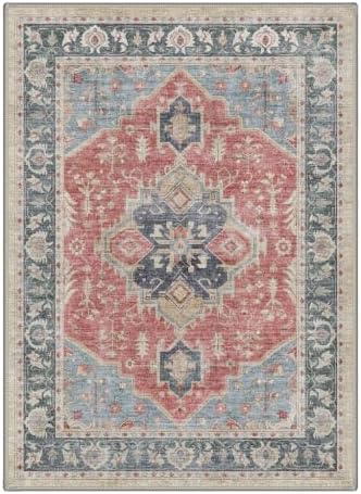 GENIMO 8x10 Outdoor Rug, Washable Quick Dry - Image 2