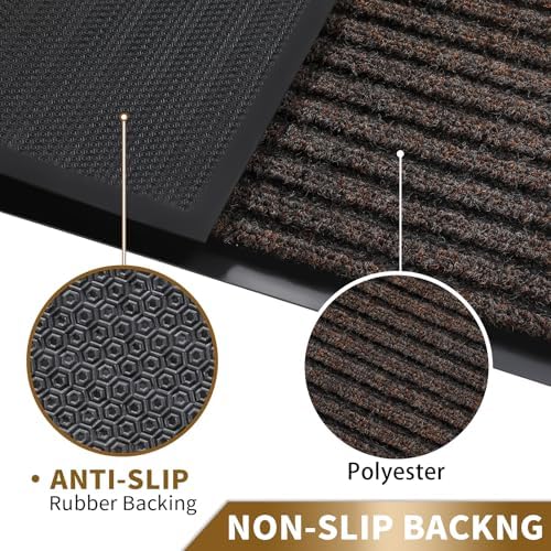 Yimobra Front Door Mat Outdoor Indoor 47x24, Waterproof Doormat - Image 4