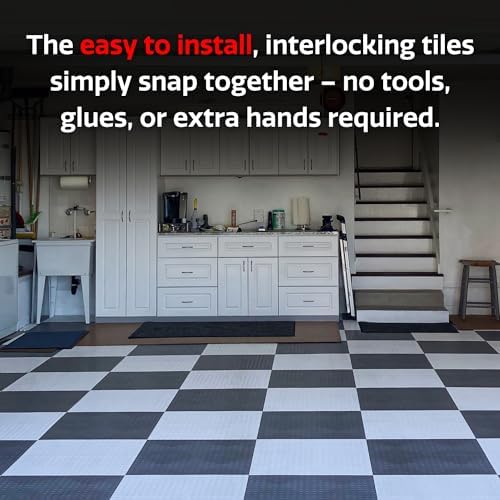 SnapLock GarageDeck 12"x12" Interlocking Garage Floor Tiles - Image 4