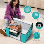 Fab totes 6 Pack Storage Bags for Clothes Blanket Storage Bins - Image 4
