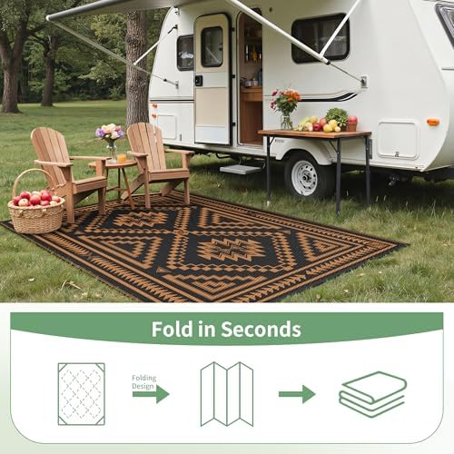 GENIMO Fall Decor Outdoor Rug, Plastic Rugs - Image 7