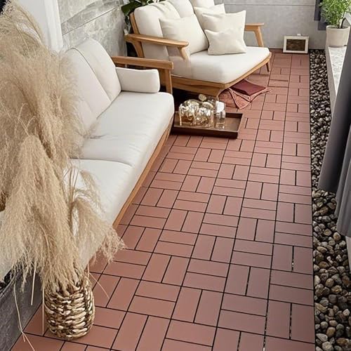 44‑Pack 12"x12"x0.75" Interlocking Deck Tiles – Waterproof PP Resin Patio - Image 4