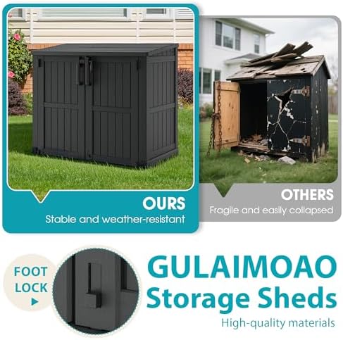 Horizontal Outdoor Storage Shed 36 Cu Ft - Image 4