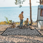 GENIMO Outdoor Rug, Waterproof Plastic Rugs - Image 2